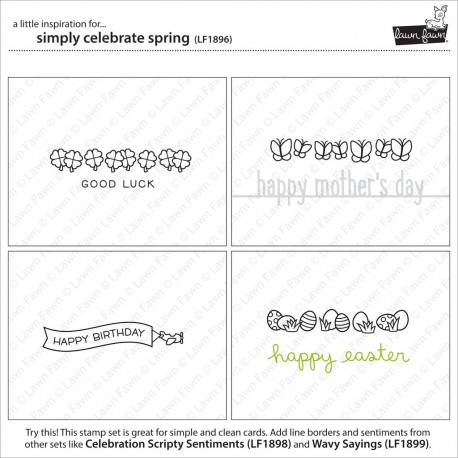 Simply celebrate spring - Timbro Lawn Fawn