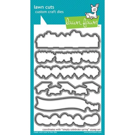 Simply celebrate spring - Fustella Lawn Fawn