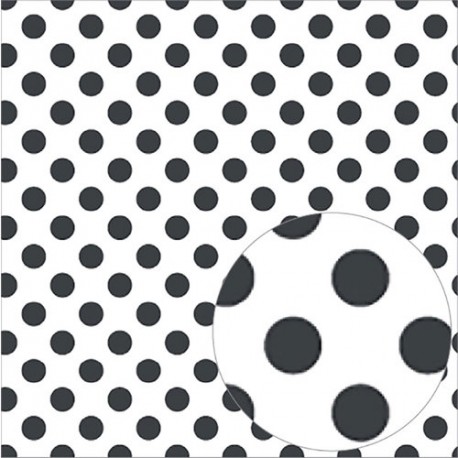 Foglio di Acetato Raven Dot 12 x 12 - Bazzill Basics