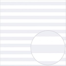 Foglio di Acetato  White Stripe 12 x 12 - Bazzill Basics