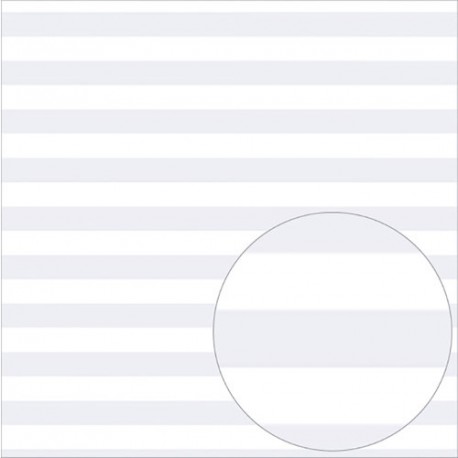 Foglio di Acetato  White Stripe 12 x 12 - Bazzill Basics