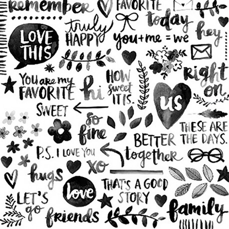 Foglio di Acetato Better Together 12 x 12 - American Crafts