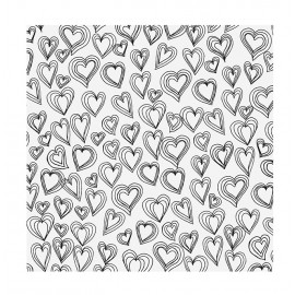 Foglio di Acetato Hearts 12 x 12 - American Crafts