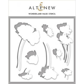 Wonderland Stamp & Die & Mask Stencil  - Timbro, fustella e stencil di Alltenew 2