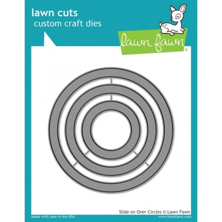 Slide On Over Circle - Fustella Lawn Fawn