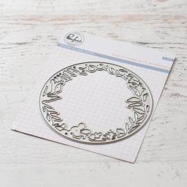 Circle frame with botanicals - Fustella di Pinkfresh Studio