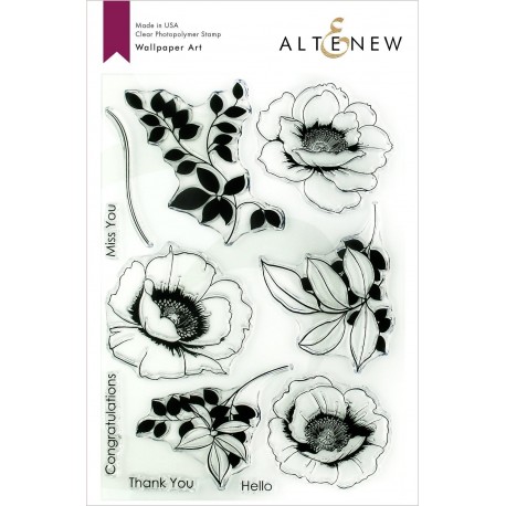 Wallpaper Art Stamp Set - Timbro di Altenew