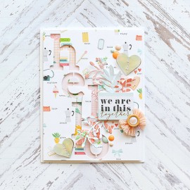 Hello with botanicals die set - Fustella di Pinkfresh Studio 2