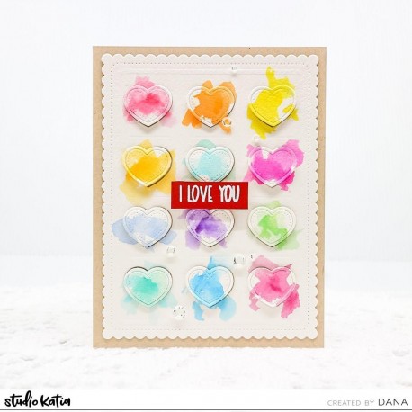 Scallop Hearts Cover - Fustella di Studio Katia