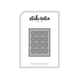 Scallop Hearts Cover - Fustella di Studio Katia