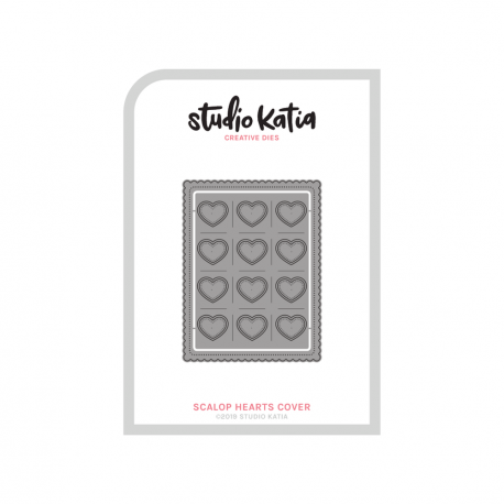 Scallop Hearts Cover - Fustella di Studio Katia