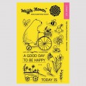 "Happy Day" Stamp Set - Timbro di Waffle Flower