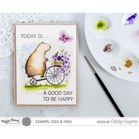 "Happy Day" Stamp Set - Timbro di Waffle Flower