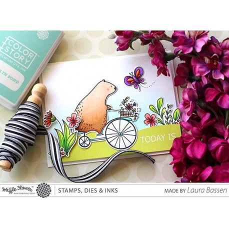 "Happy Day" Stamp Set - Timbro di Waffle Flower