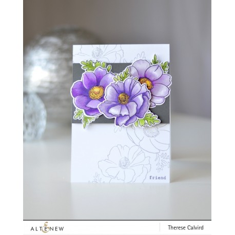 Build-A-Flower: Anemone Coronaria - Timbro di Altenew