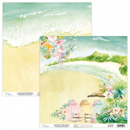 Carta per scrapbooking di Mintay by Karola -  "Paradise"