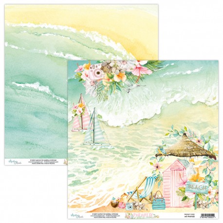 Carta per scrapbooking di Mintay by Karola -  "Paradise"