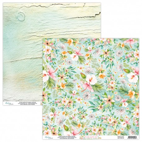 Carta per scrapbooking di Mintay by Karola -  "Paradise"