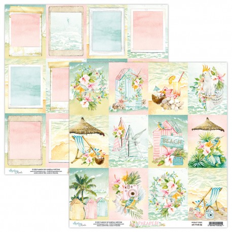 Carta per scrapbooking di Mintay by Karola -  "Paradise"