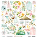 Carta per scrapbooking di Mintay by Karola -  "Paradise"