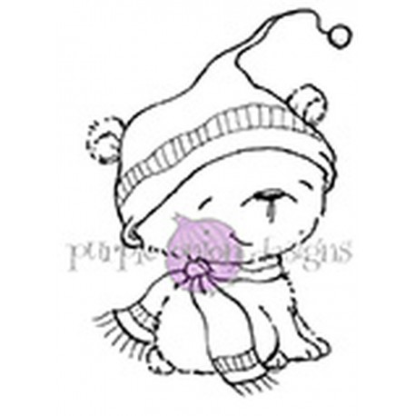 Icicle (polar bear) - Timbro di Stacey Yacula Studio