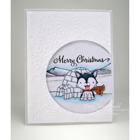 Blizzard (husky) - Timbro di Stacey Yacula Studio