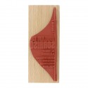 SORRIDERE OGNI GIORNO - Timbro  LEGNO di Florileges design