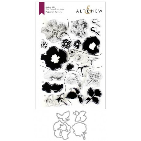 Peaceful Reverie Stamp & Die Bundle - Timbro di Altenew