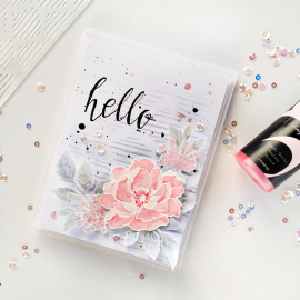 Sketched Lines Stencil di Altenew 2