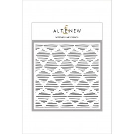 Sketched Lines Stencil di Altenew