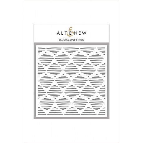 Sketched Lines Stencil di Altenew