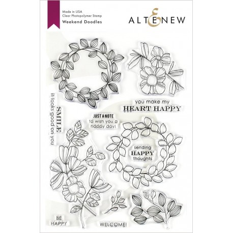 Weekend Doodles Stamp Set - Timbro di Altenew