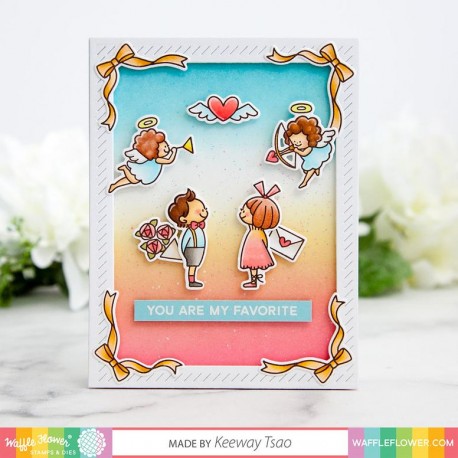Favorite Valentine Combo - Timbro e fustella di Waffle Flower