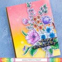 Bouquet Builder 3 Combo - Timbro e fustella di Waffle Flower