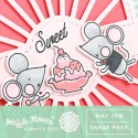 Sweet Ice Cream Matching Die - Fustella Waffle Flower Crafts
