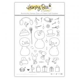 Snow Buddies - Timbro di Honey Bee Stamps