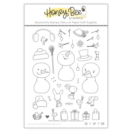 Snow Buddies - Timbro di Honey Bee Stamps