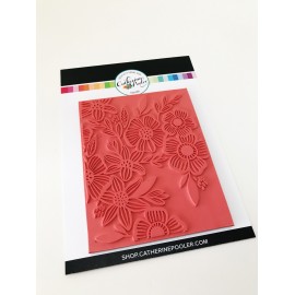 Climbing Flowers Background Stamp - Timbro di Catherine Pooler