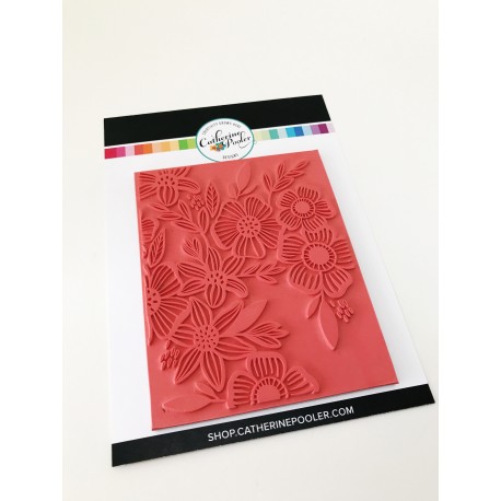 Climbing Flowers Background Stamp - Timbro di Catherine Pooler