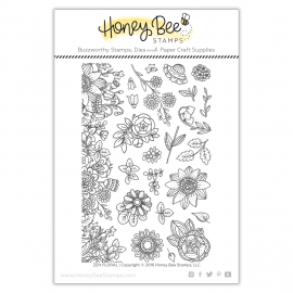 Zen Floral - Timbro di Honey Bee Stamps