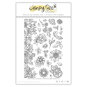 Zen Floral - Timbro di Honey Bee Stamps