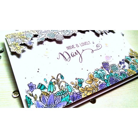 Zen Floral - Timbro di Honey Bee Stamps