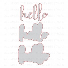 Hello - Fustella di Honey Cuts