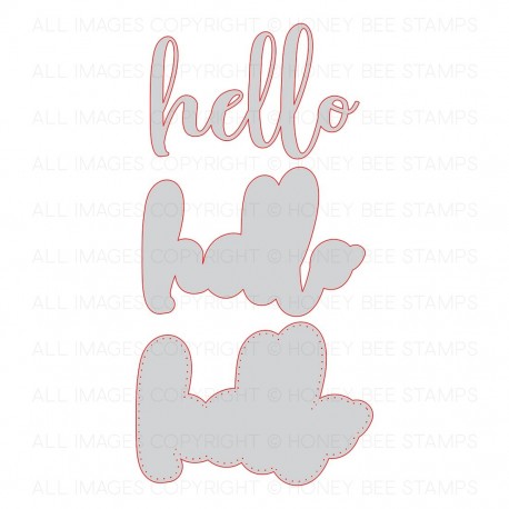 Hello - Fustella di Honey Cuts