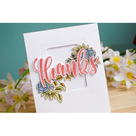 Large Thanks - Fustella di Honey Cuts