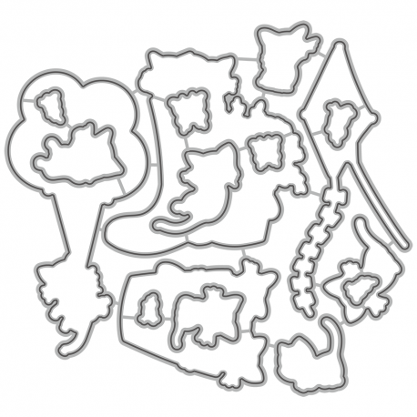 Oh My Whiskers - Fustella di Honey Cuts