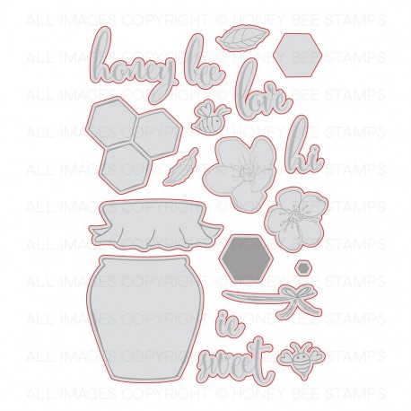 Sweet As Honey - Fustella di Honey Cuts