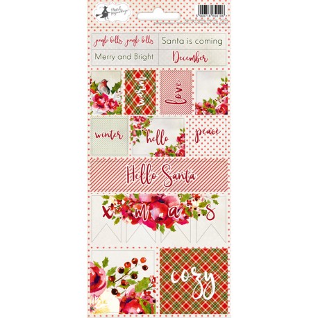 Sticker sheet Rosy Cosy Christmas