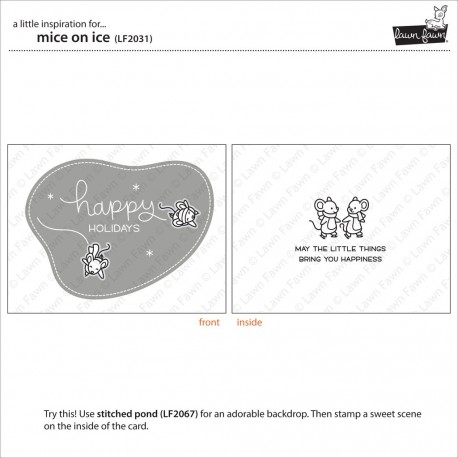 Mice on ice - Timbro Lawn Fawn