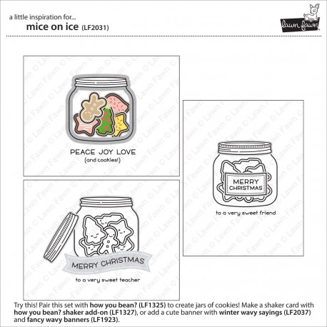 how you bean? christmas cookie add-on - Timbro Lawn Fawn